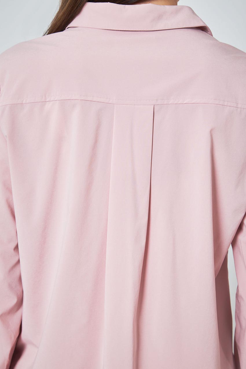 Resource Relaxed Blouse with Pleated Sleeve Cuff Detail