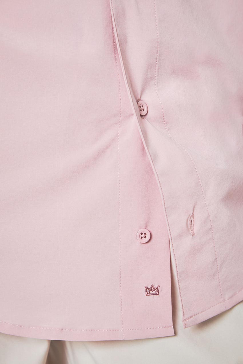 Resource Relaxed Blouse with Pleated Sleeve Cuff Detail