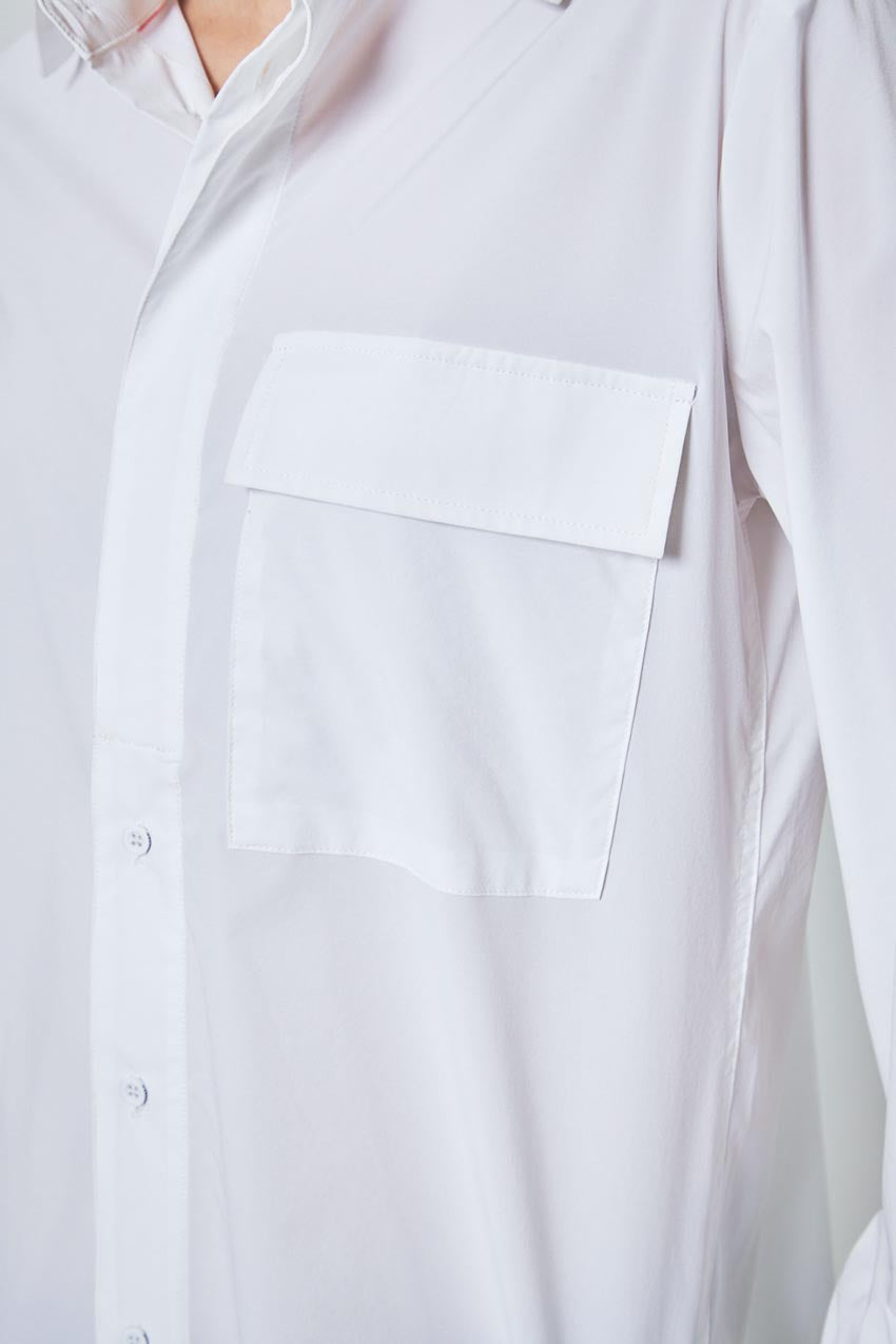 Resource Relaxed Blouse with Pleated Sleeve Cuff Detail