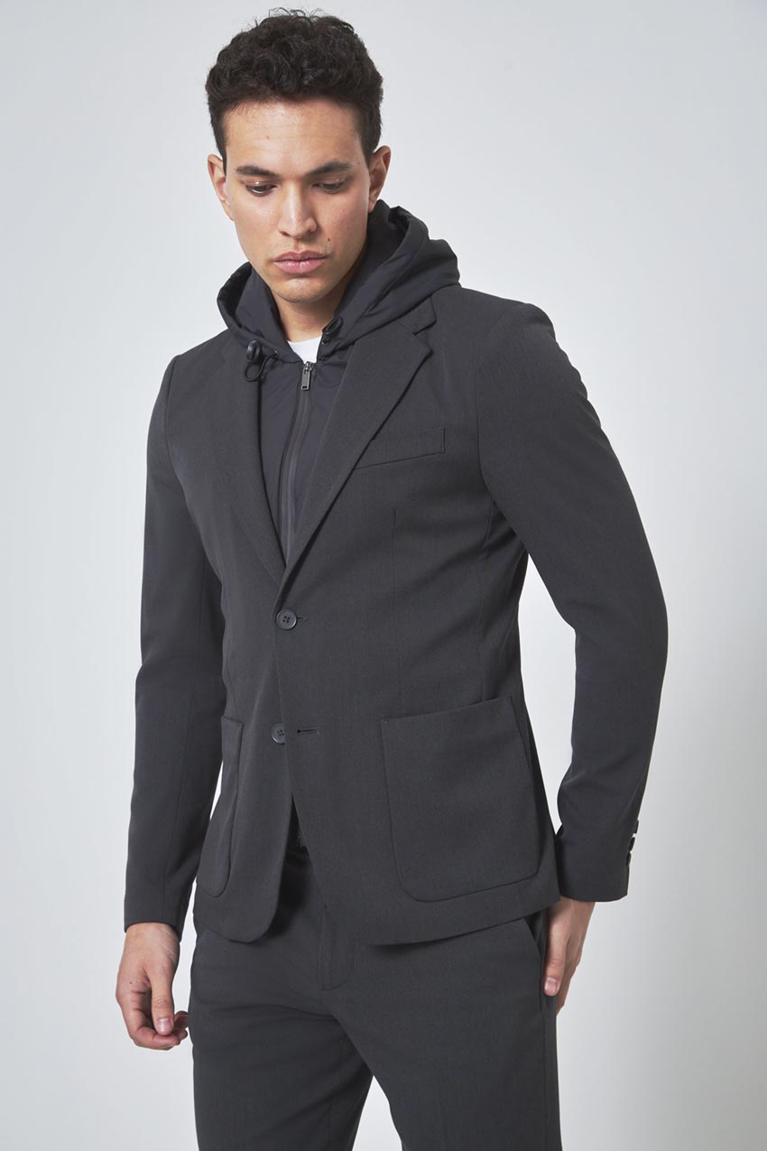 Blazer clearance with sweatshirt