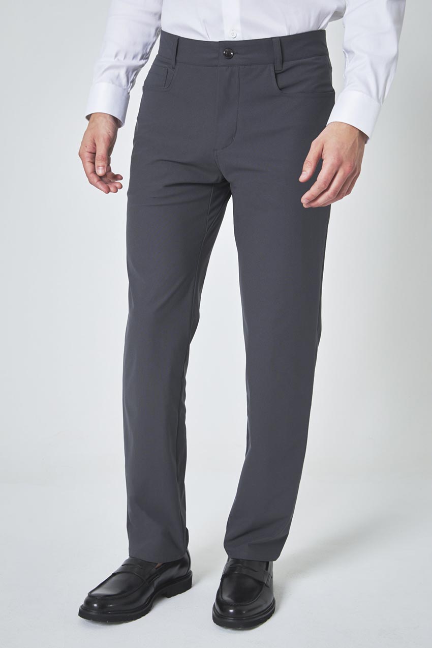 Modern Ambition Limitless Denim-Look Semi-Straight Pant in Asphalt