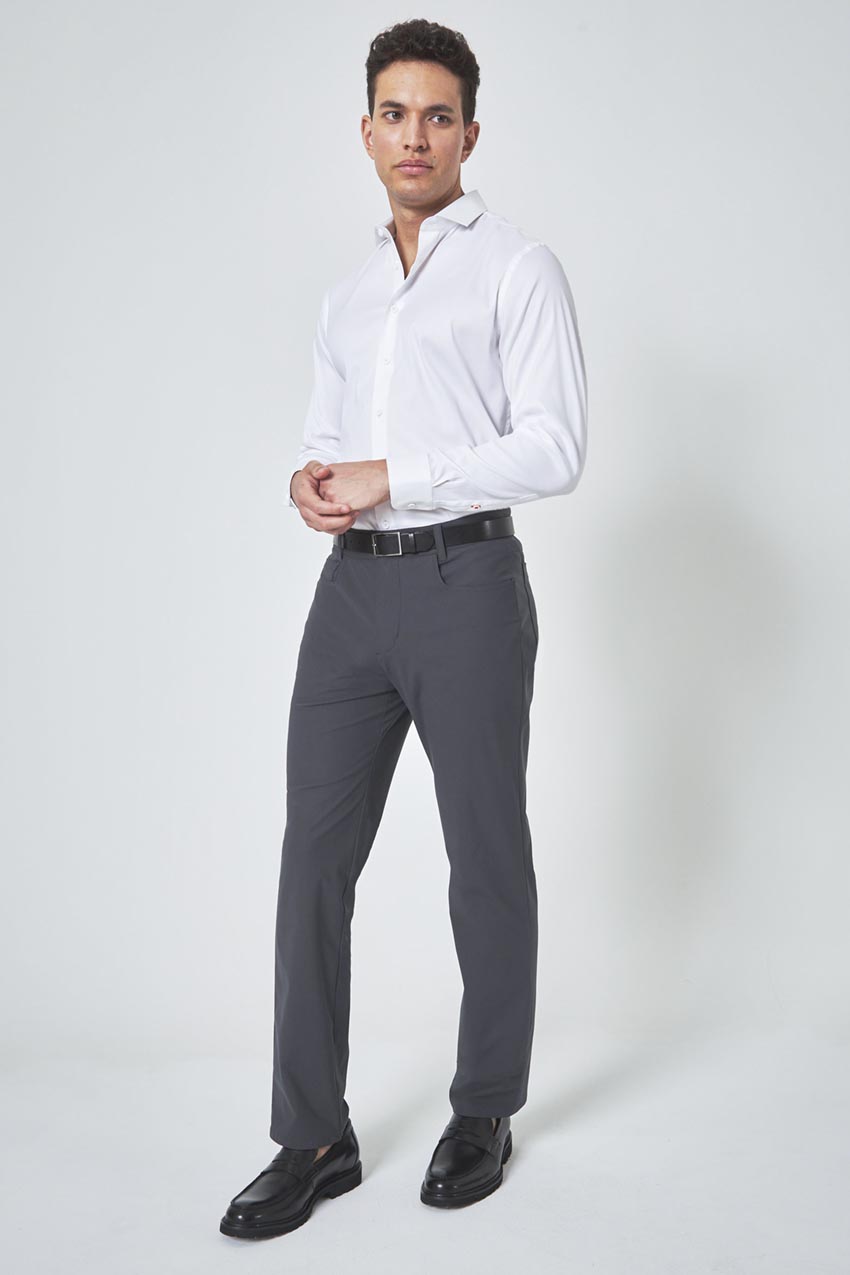 Limitless Denim-Look Semi-Straight Pant