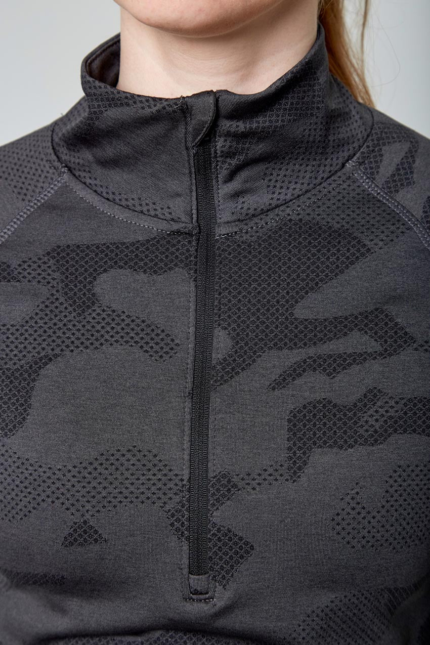 Camo Jacquard Half Zip