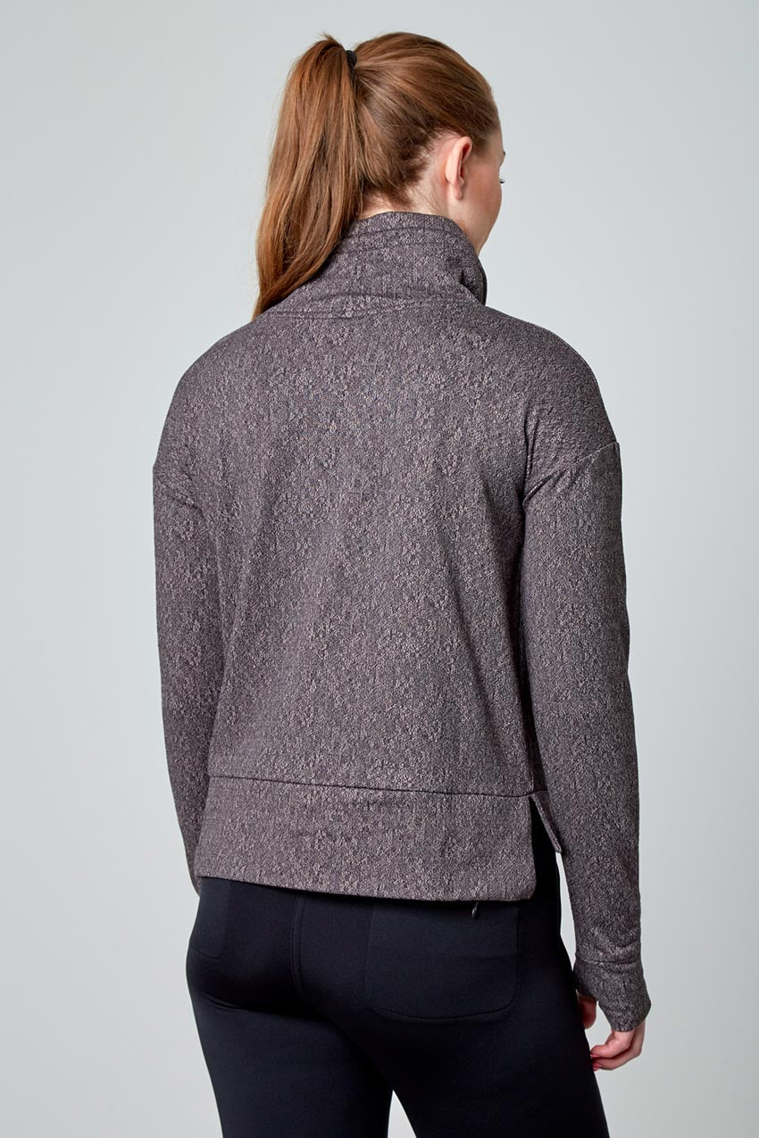 Speckled Jacquard Popover
