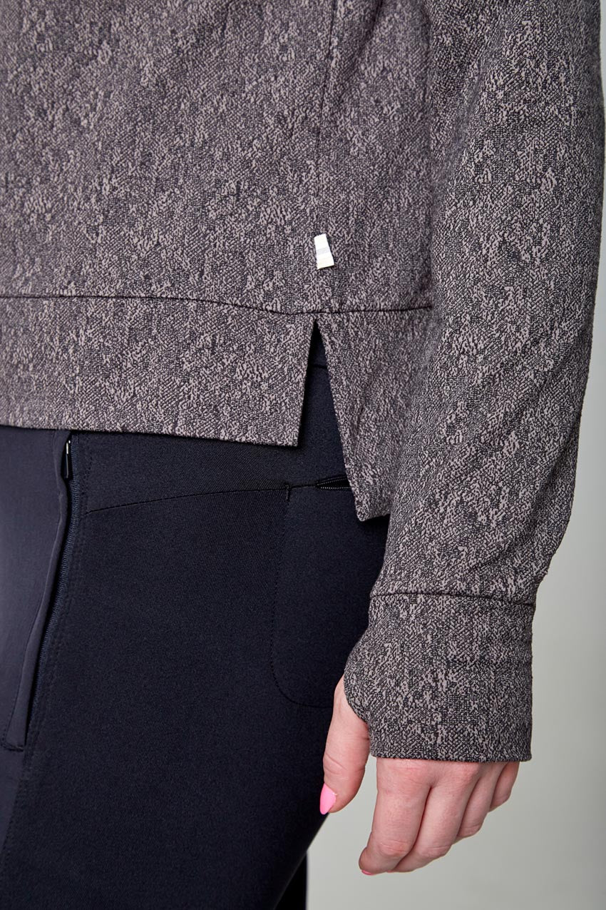 Speckled Jacquard Popover