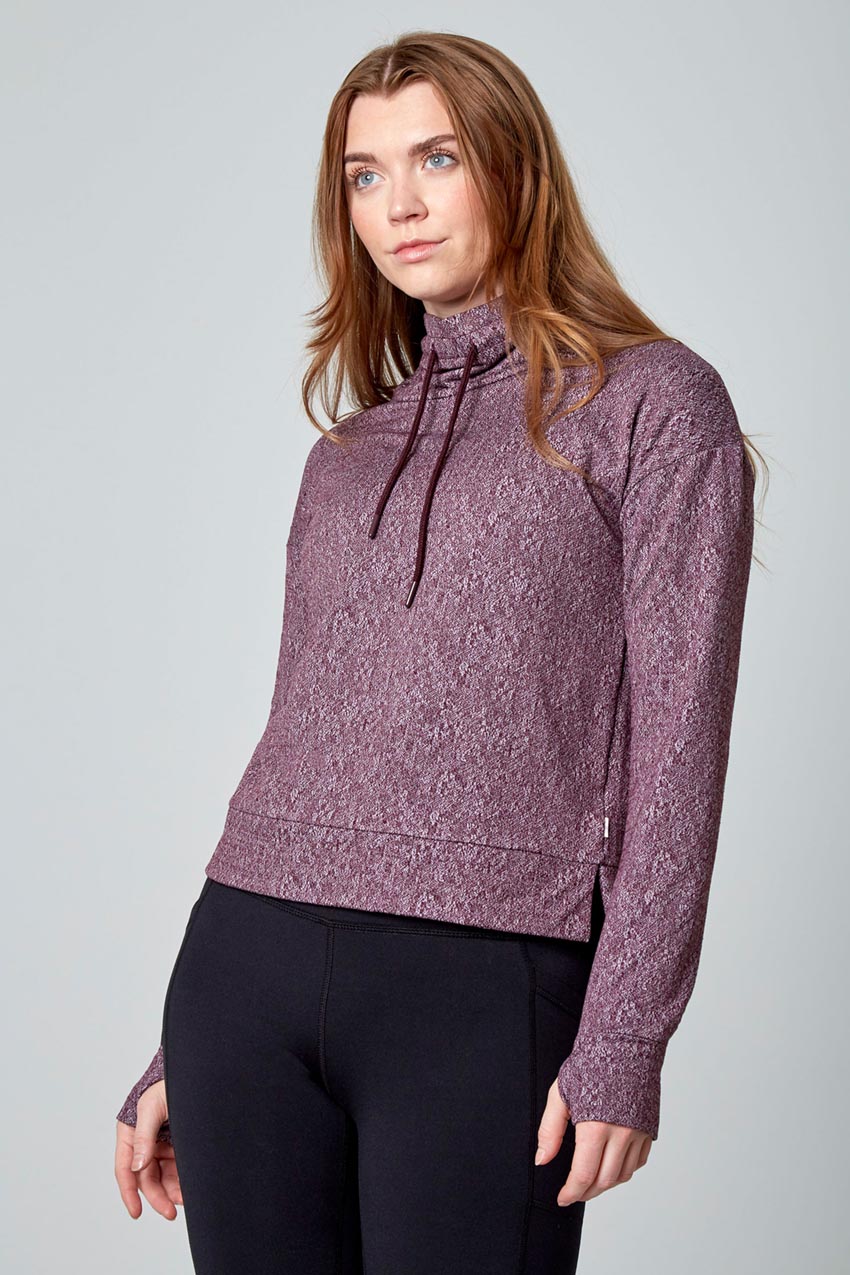 Speckled Jacquard Popover