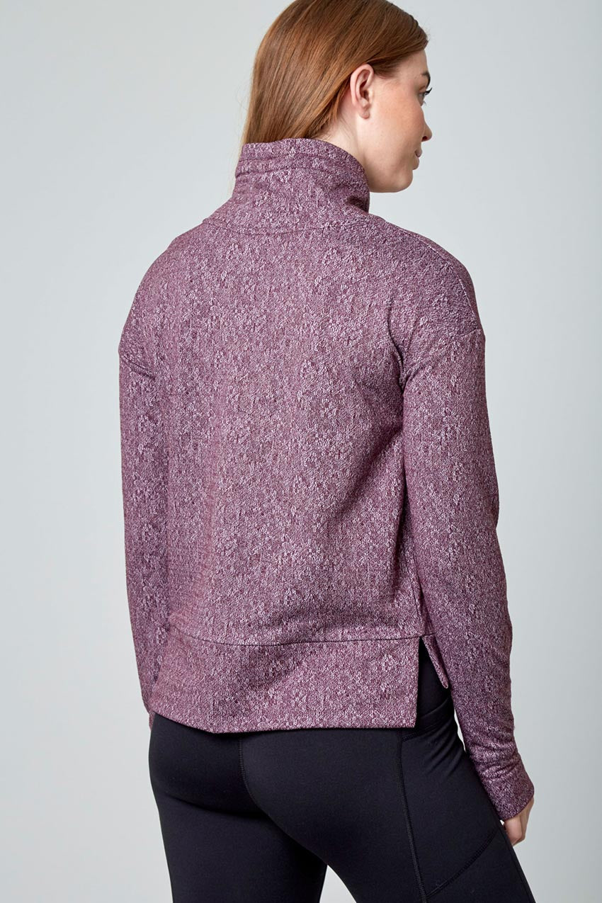 Speckled Jacquard Popover