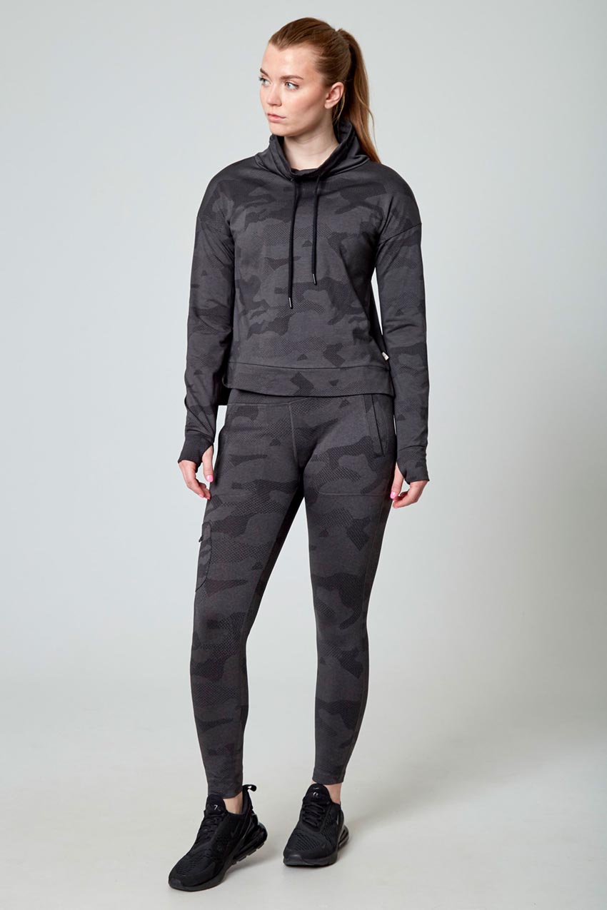 Camo Jacquard Popover