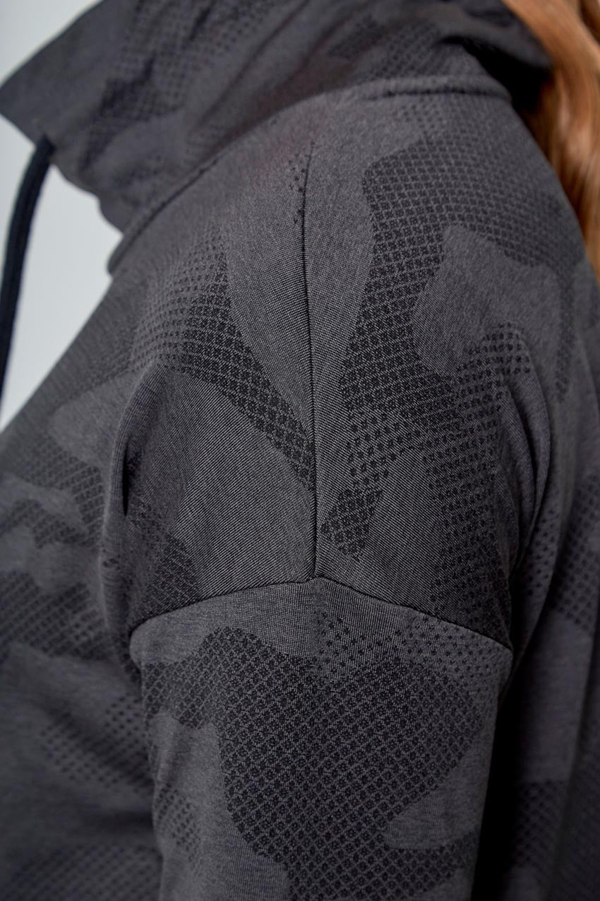 Camo Jacquard Popover