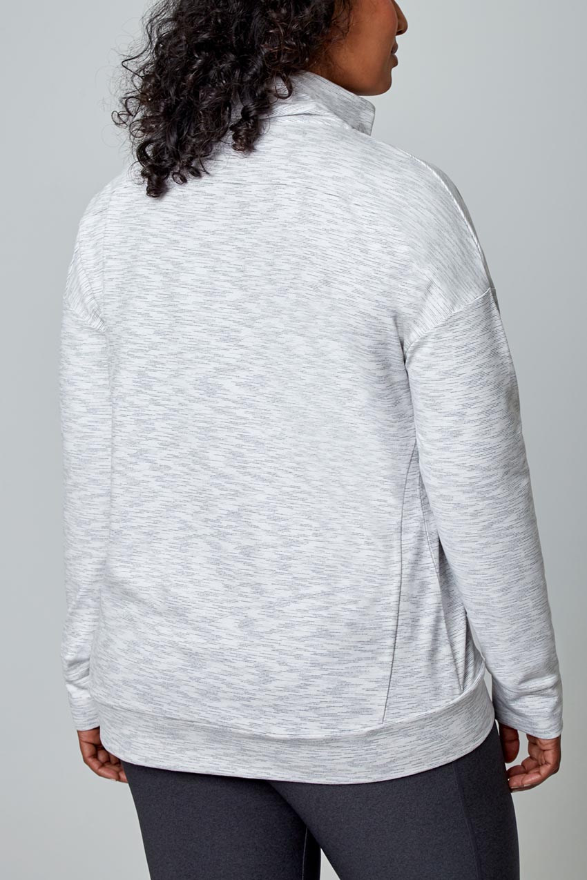 Women’s Space Dye Knit Full Zip Jacket