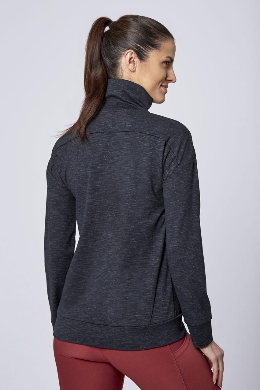 Women’s Space Dye Knit Full Zip Jacket