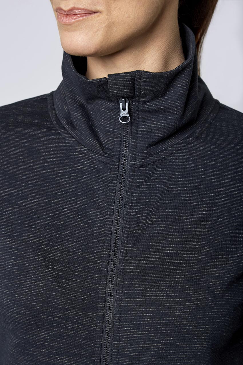 Women’s Space Dye Knit Full Zip Jacket