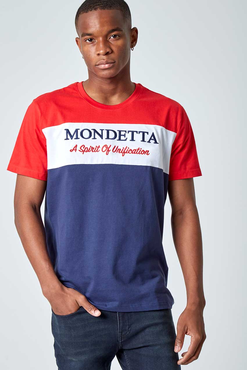 Captain Color Blocked Logo Tee