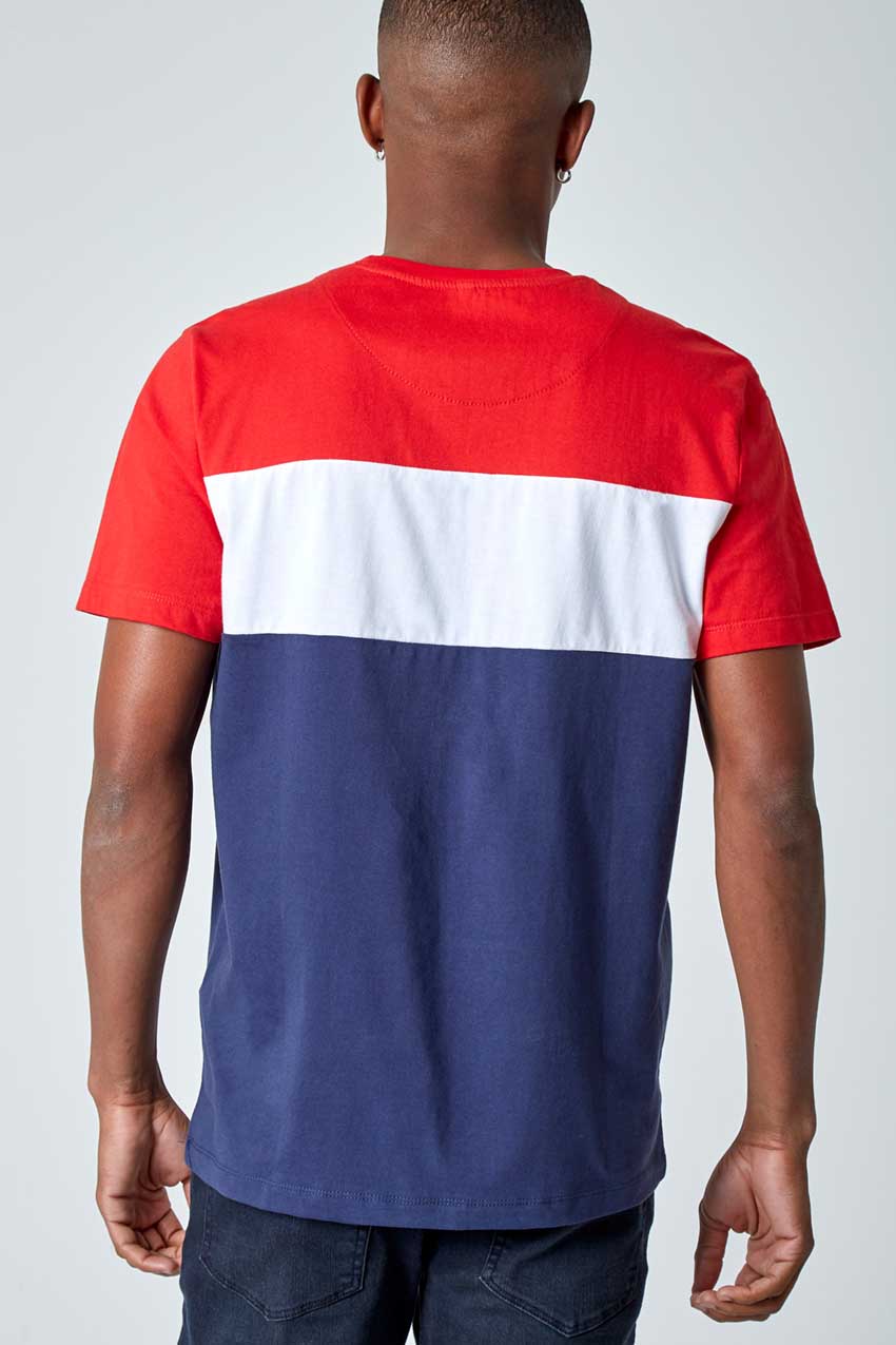 Captain Color Blocked Logo Tee