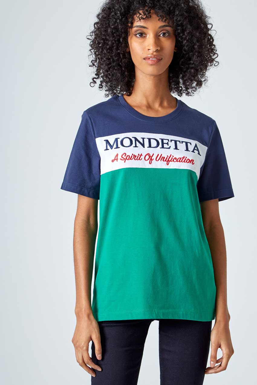 Captain Color Blocked Logo Tee