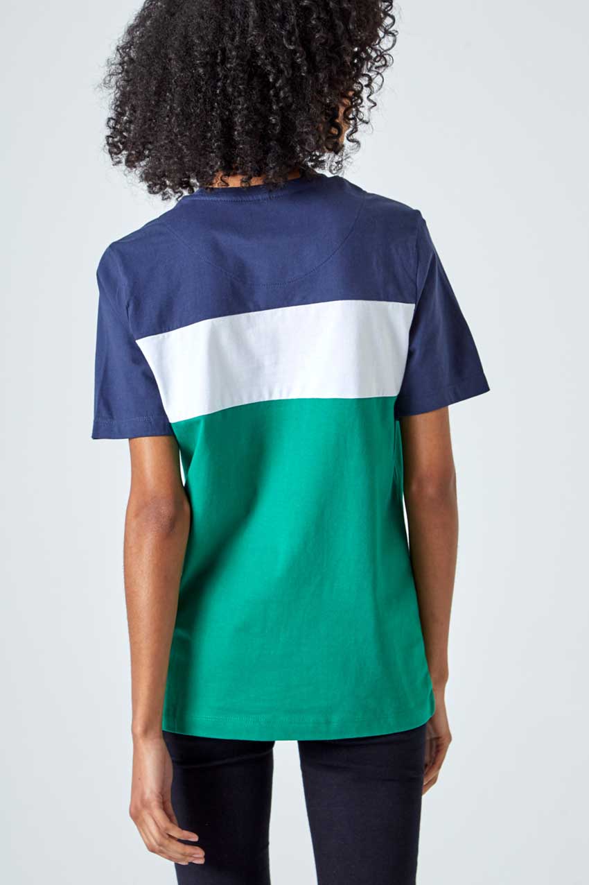 Captain Color Blocked Logo Tee