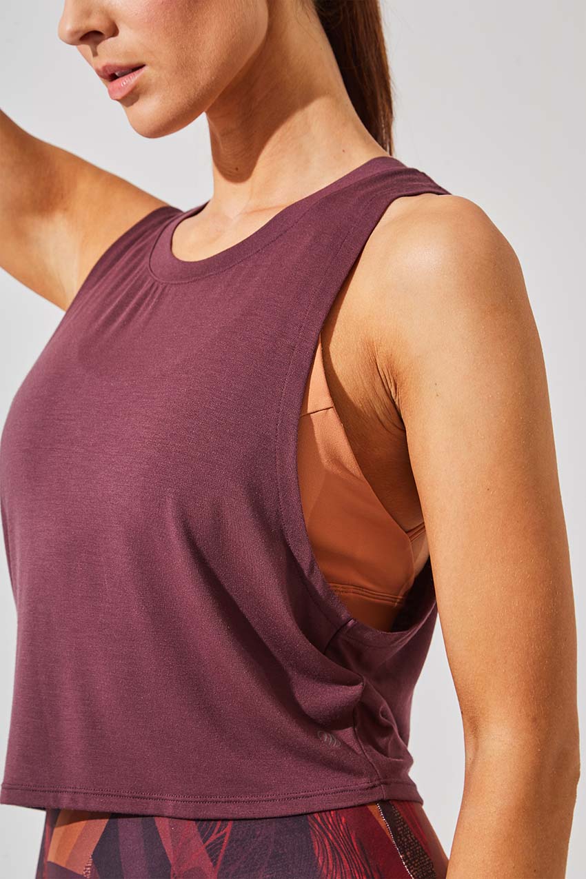 Avid TENCEL™ Modal Cropped Tank - Sale