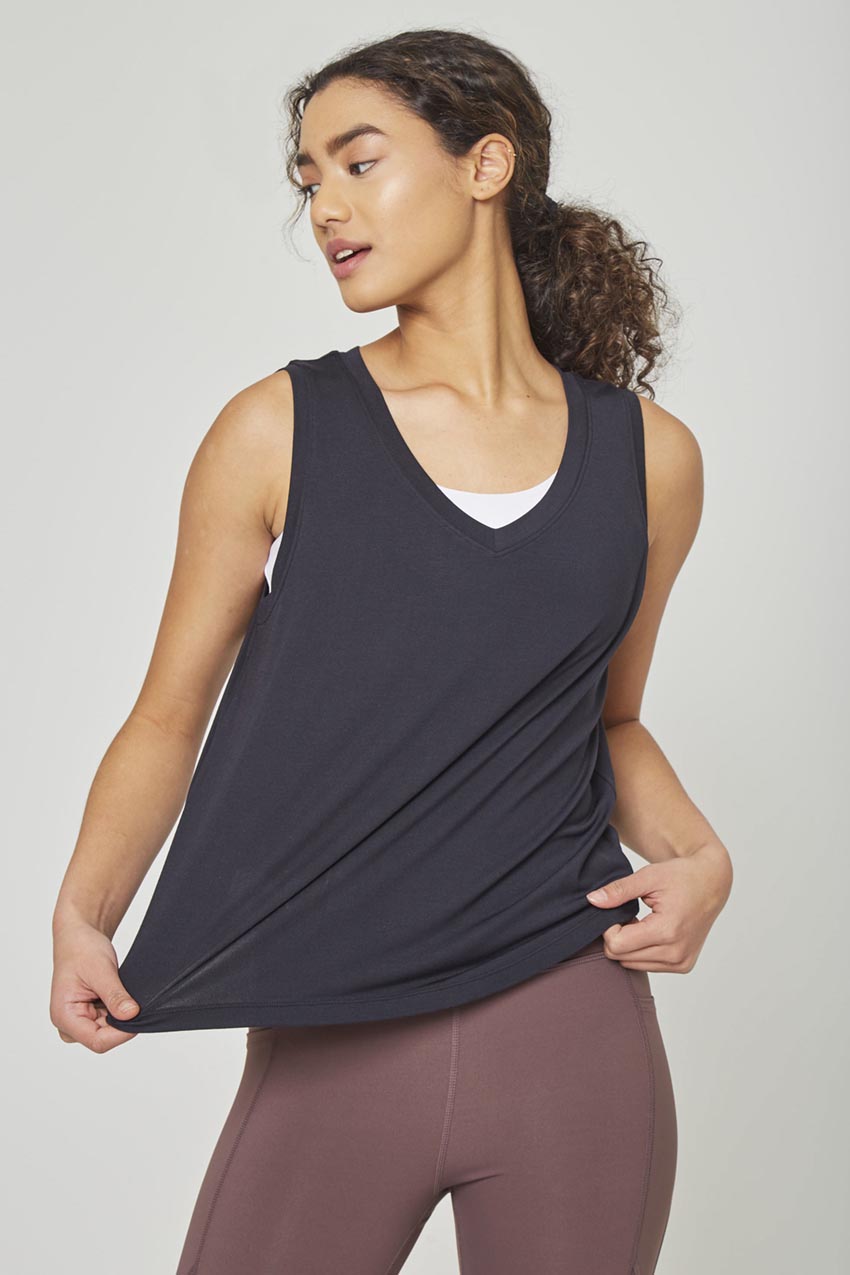 Exalt TENCEL™ Modal Sleeveless V-Neck Top