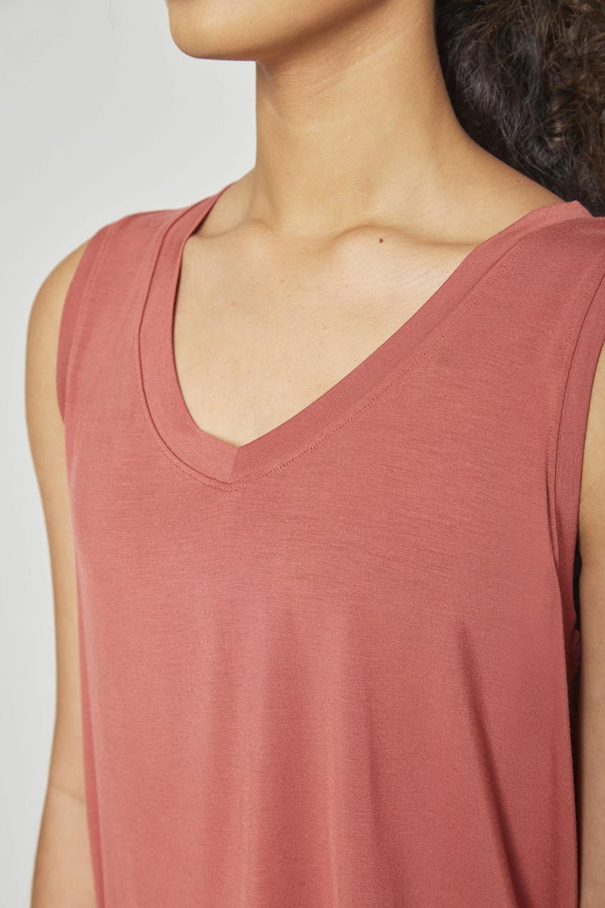 Exalt TENCEL™ Modal Sleeveless V-Neck Top
