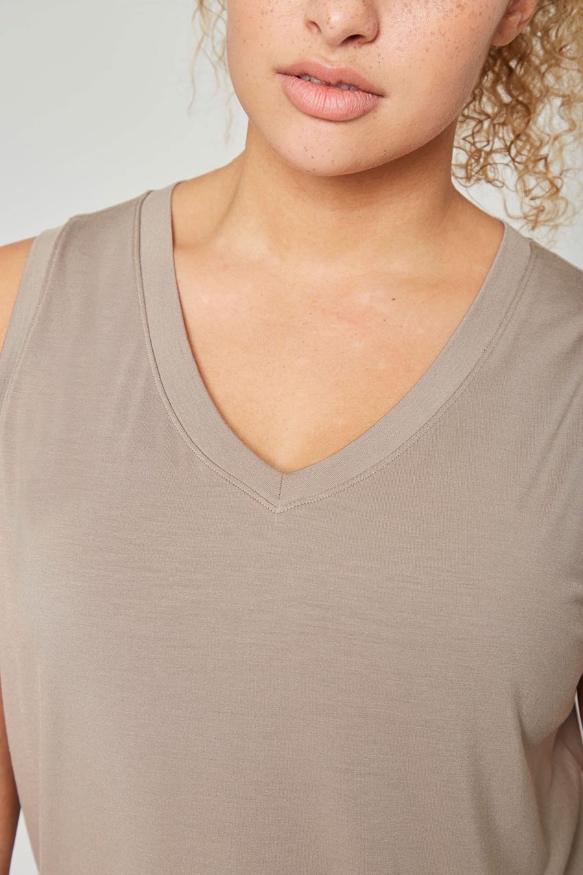 Exalt TENCEL™ Modal Sleeveless V-Neck Top