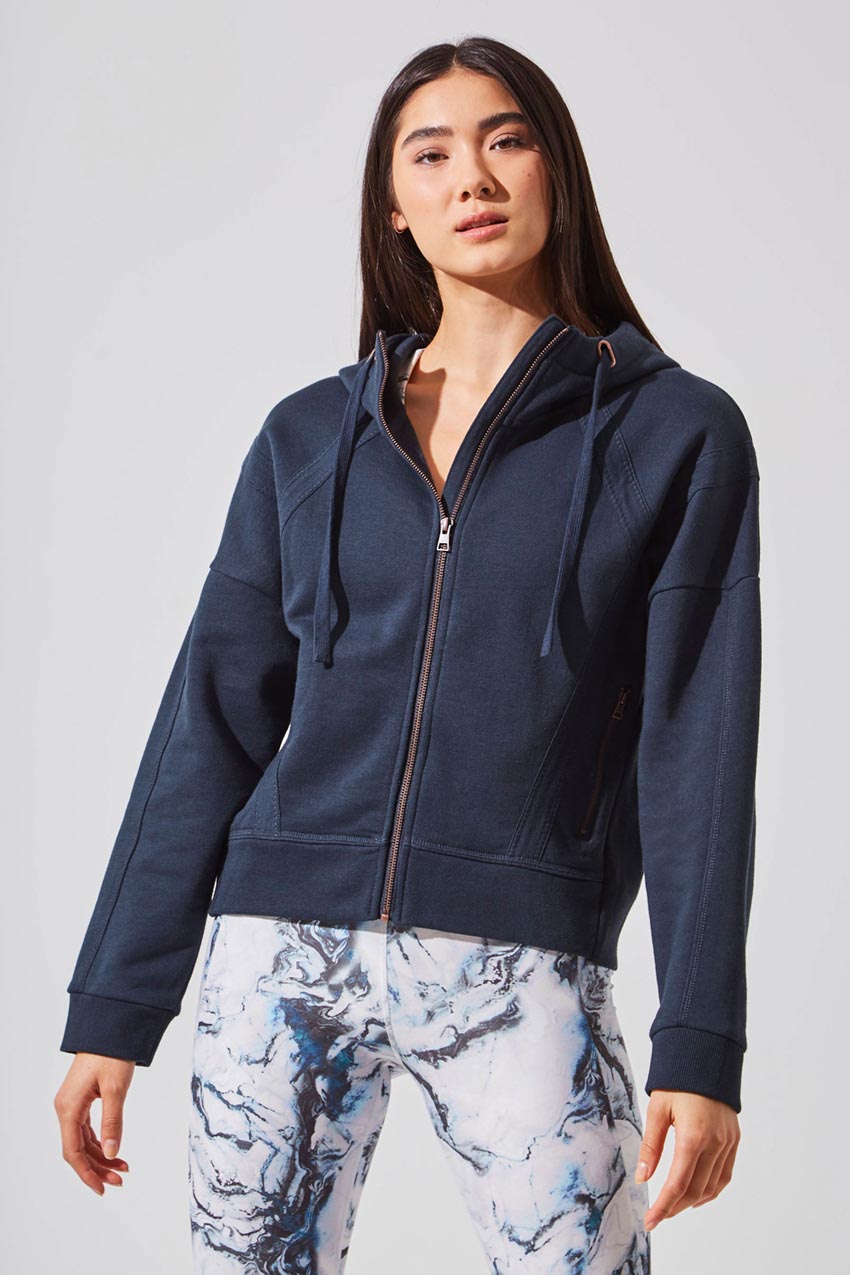 Aspire Recycled Organic Cotton Cropped Hoodie