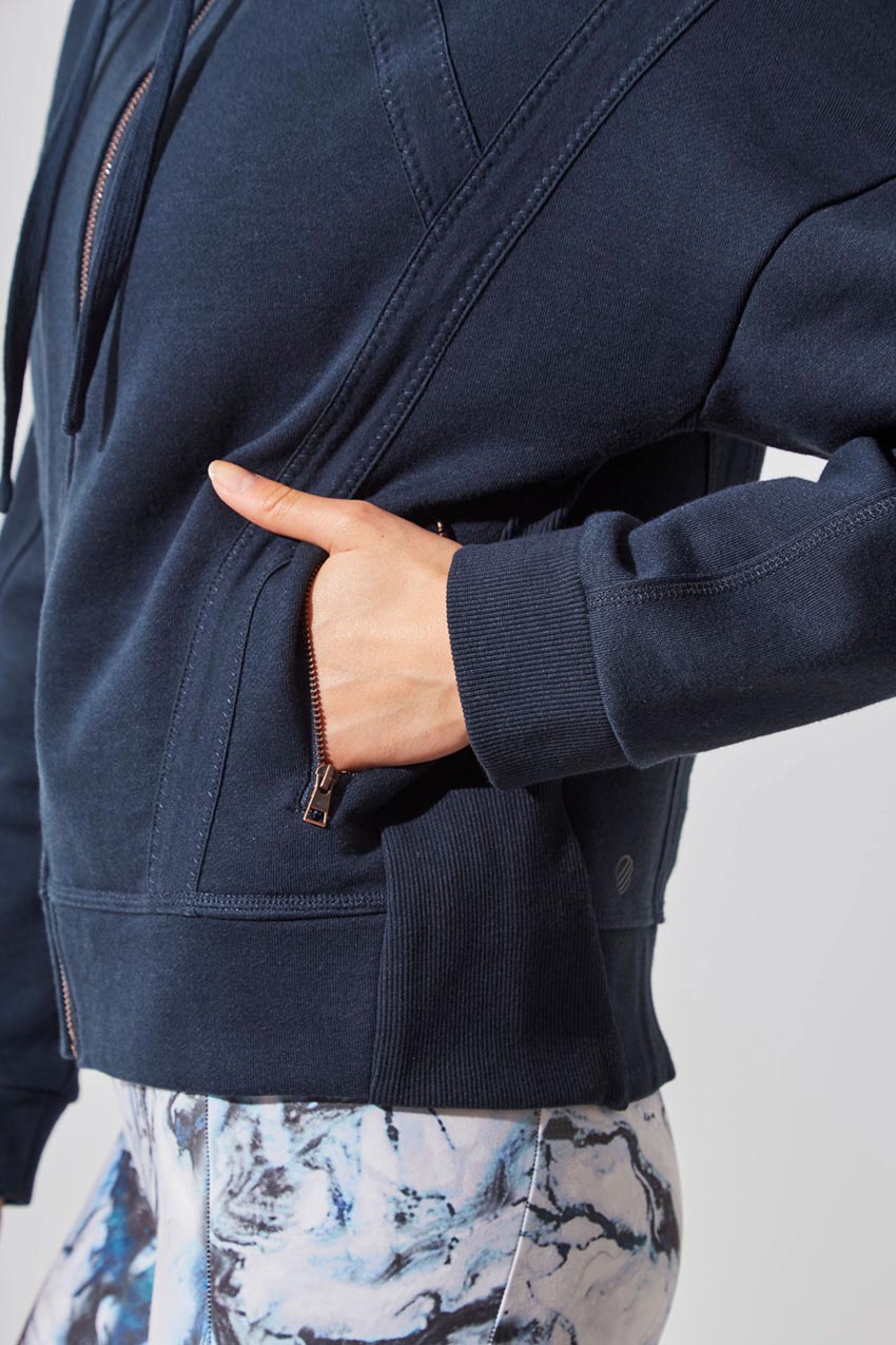 Aspire Recycled Organic Cotton Cropped Hoodie
