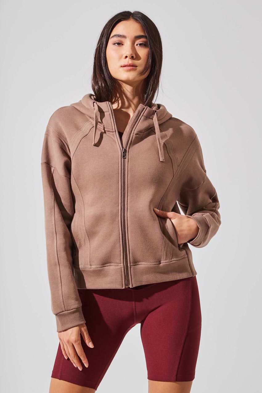 Aspire Recycled Organic Cotton Cropped Hoodie