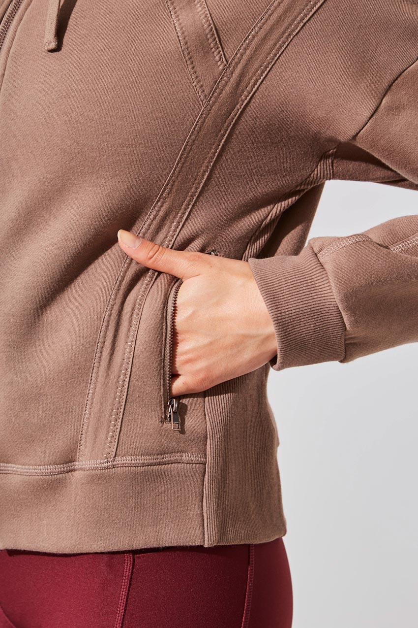 Aspire Recycled Organic Cotton Cropped Hoodie