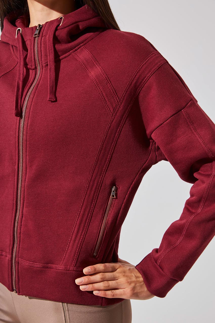 Aspire Recycled Organic Cotton Cropped Hoodie