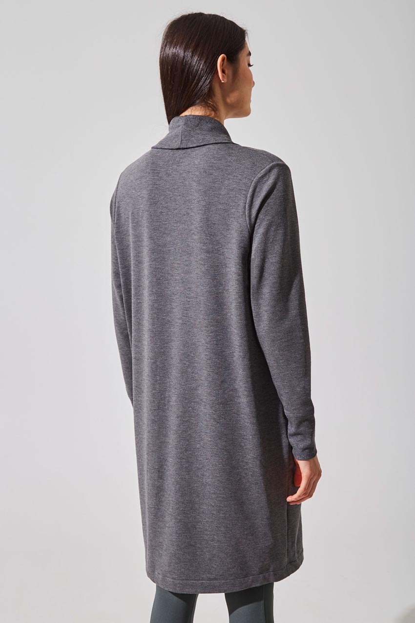 Exhale Recycled Polyester Luxe Open Cardigan