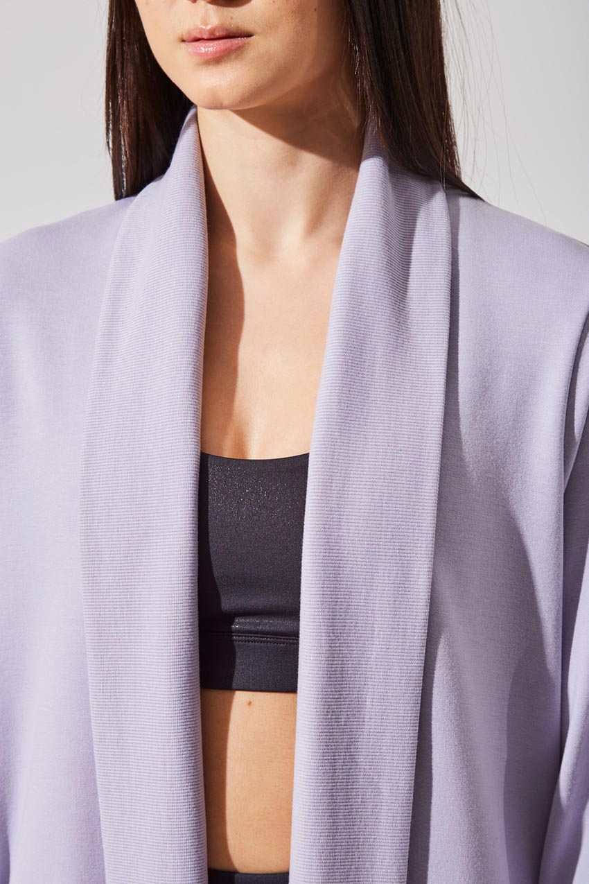 Exhale Recycled Polyester Luxe Open Cardigan