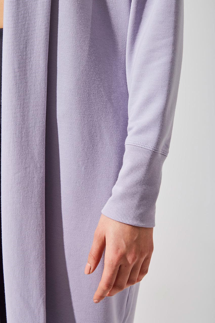 Exhale Recycled Polyester Luxe Open Cardigan