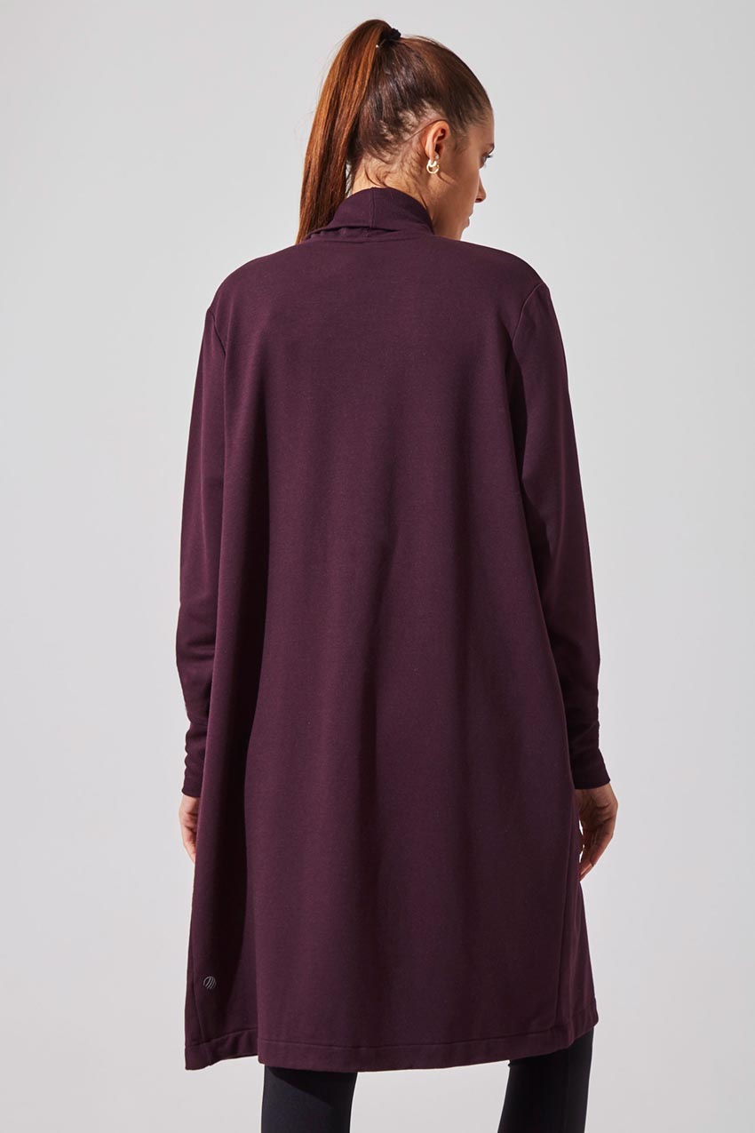 Exhale Recycled Polyester Luxe Open Cardigan