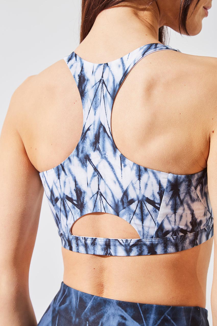 Exert Recycled Polyester Printed Medium Support Bra