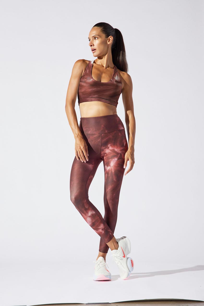 Exert Recycled Polyester Printed Medium Support Bra