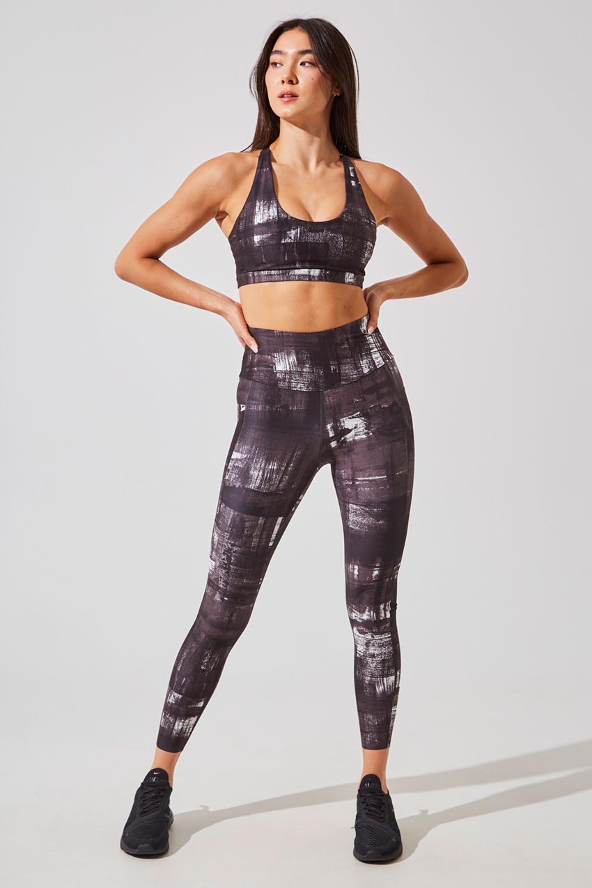 Exert Recycled Polyester Printed Medium Support Bra