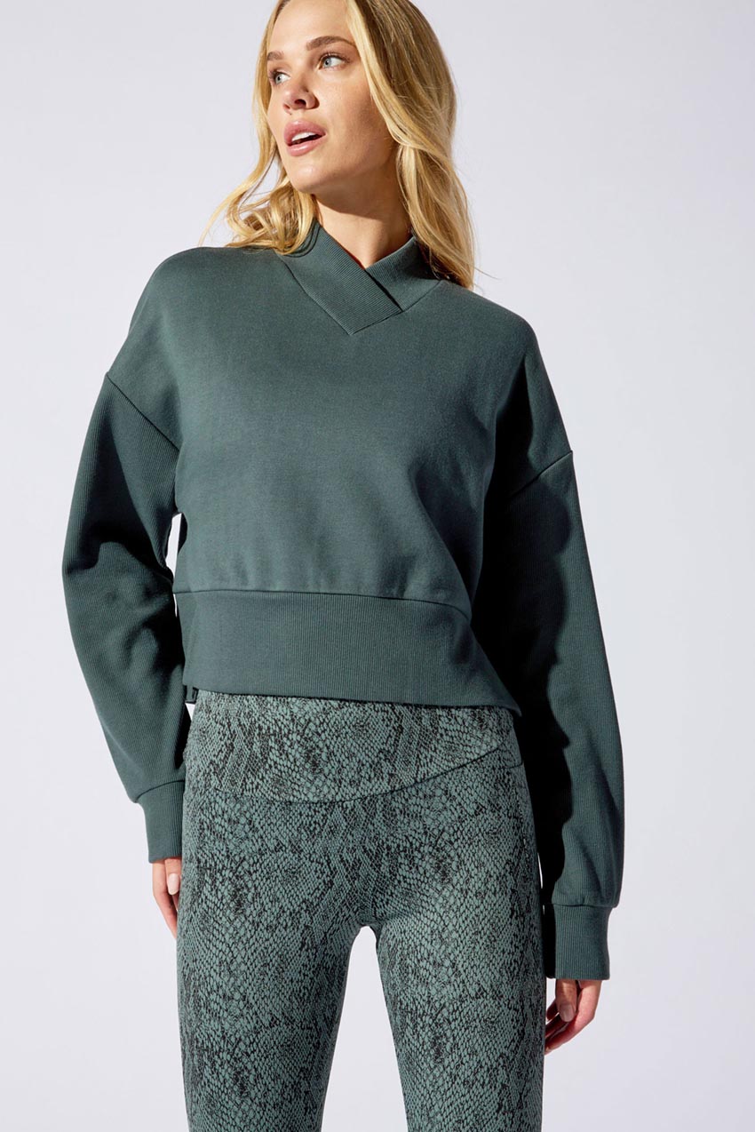 Adora Organic Cotton Cropped Pullover