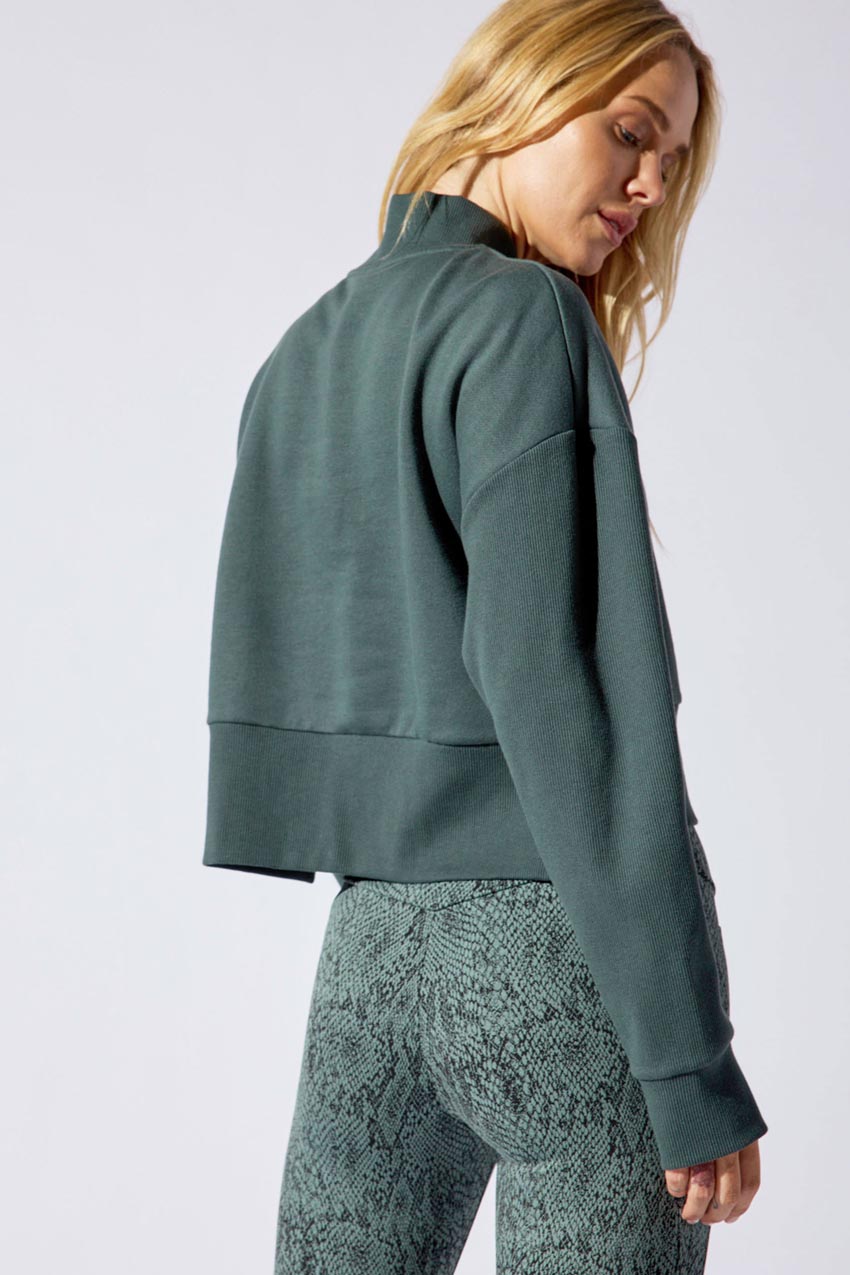 Adora Organic Cotton Cropped Pullover