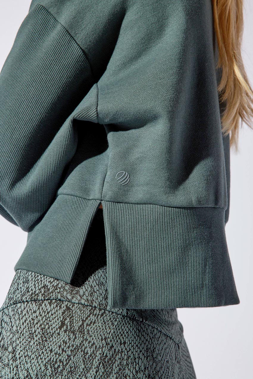Adora Organic Cotton Cropped Pullover
