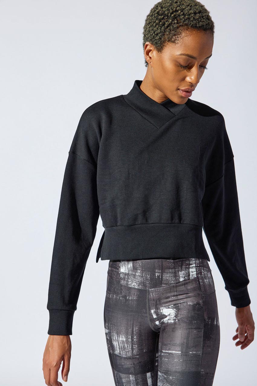 Adora Organic Cotton Cropped Pullover