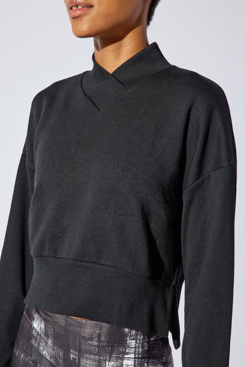 Adora Organic Cotton Cropped Pullover