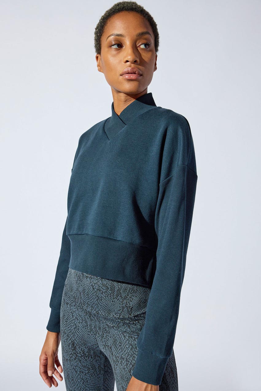 Adora Organic Cotton Cropped Pullover