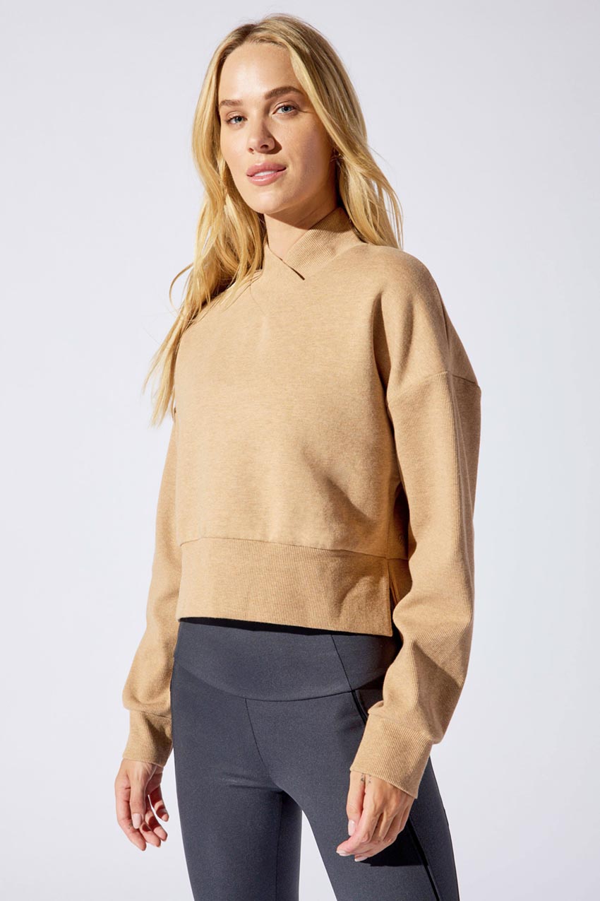 Adora Organic Cotton Cropped Pullover