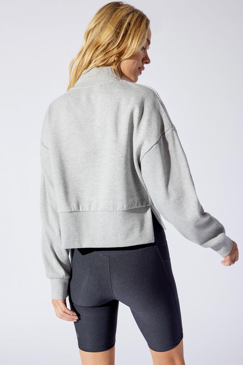 Adora Organic Cotton Cropped Pullover