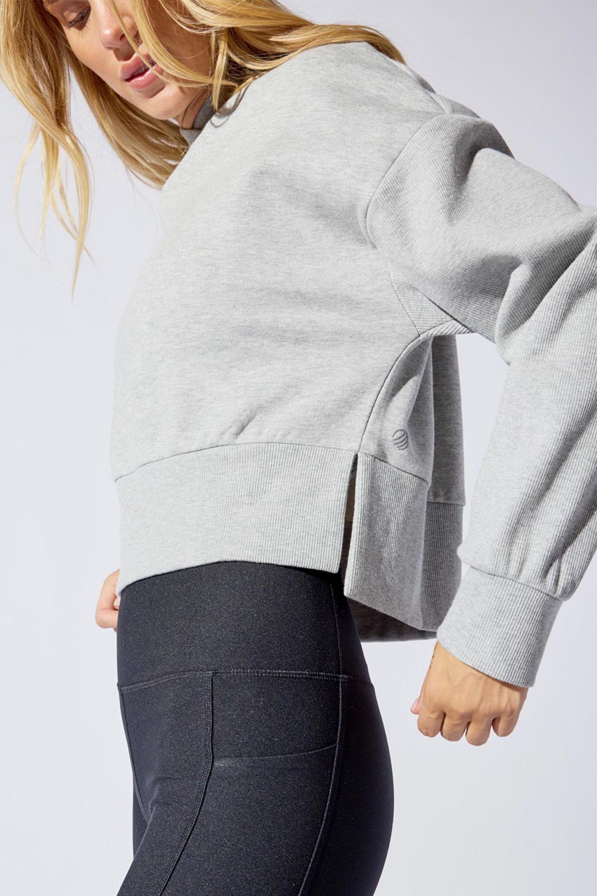 Adora Organic Cotton Cropped Pullover