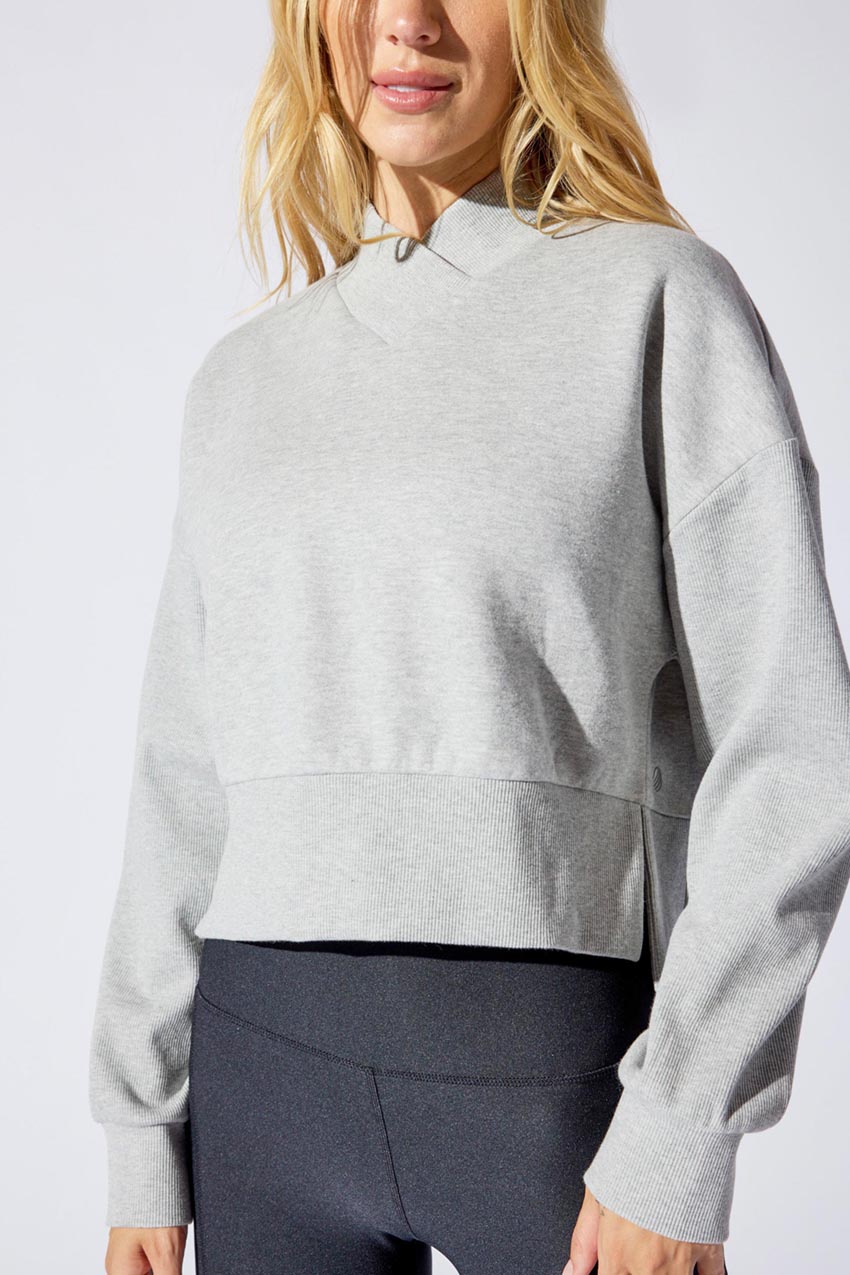 Adora Organic Cotton Cropped Pullover