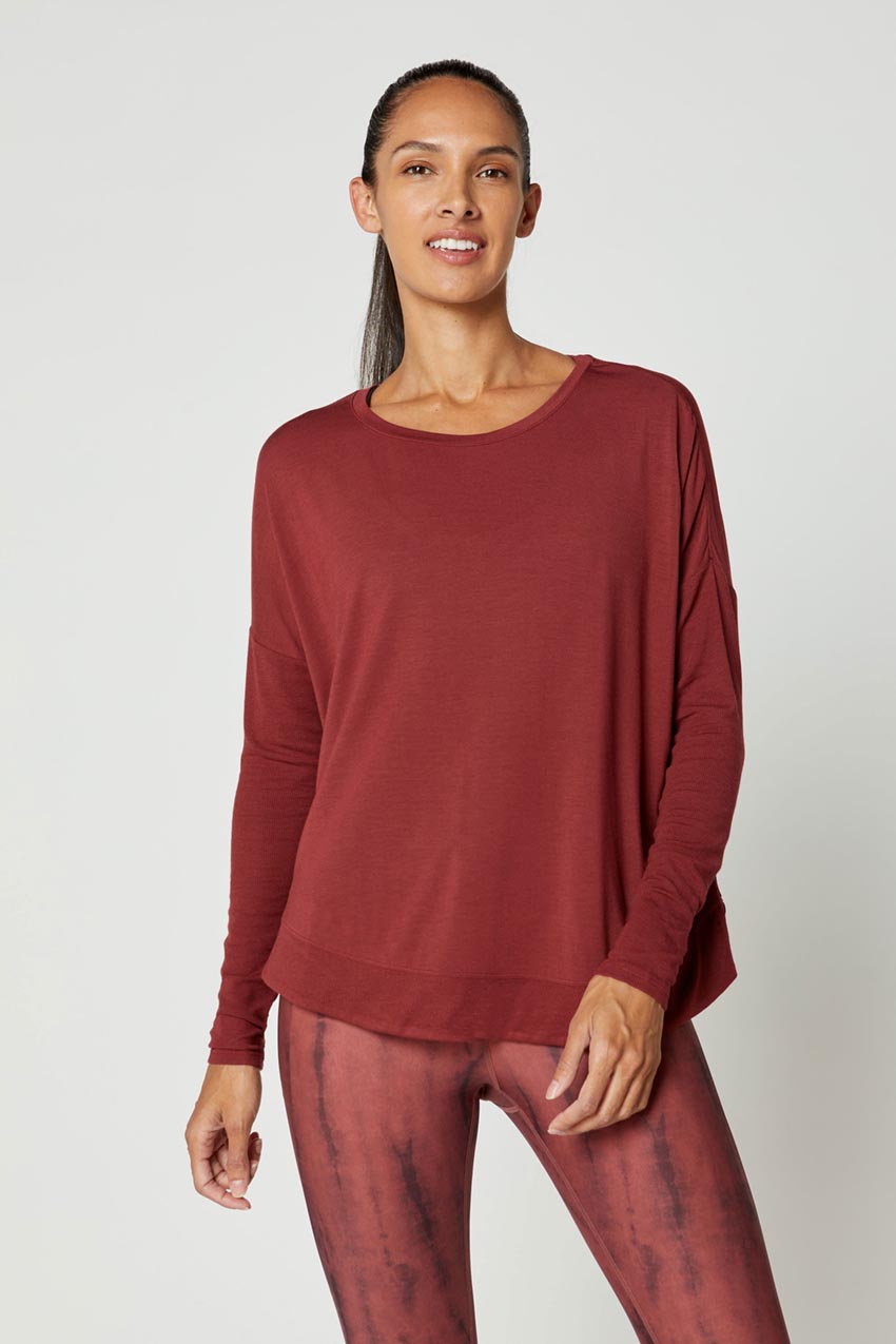 Catherine Breeze TENCEL™ Modal Long Sleeve Top