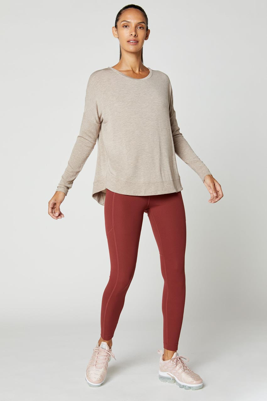 Catherine Breeze TENCEL™ Modal Long Sleeve Top