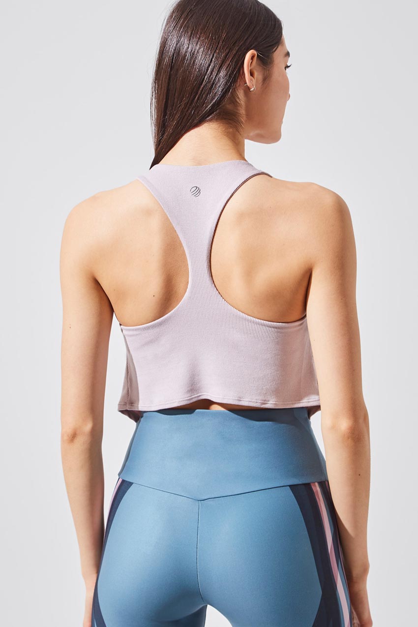 On Pace Natural Modal Medium Support Bra with Overlay