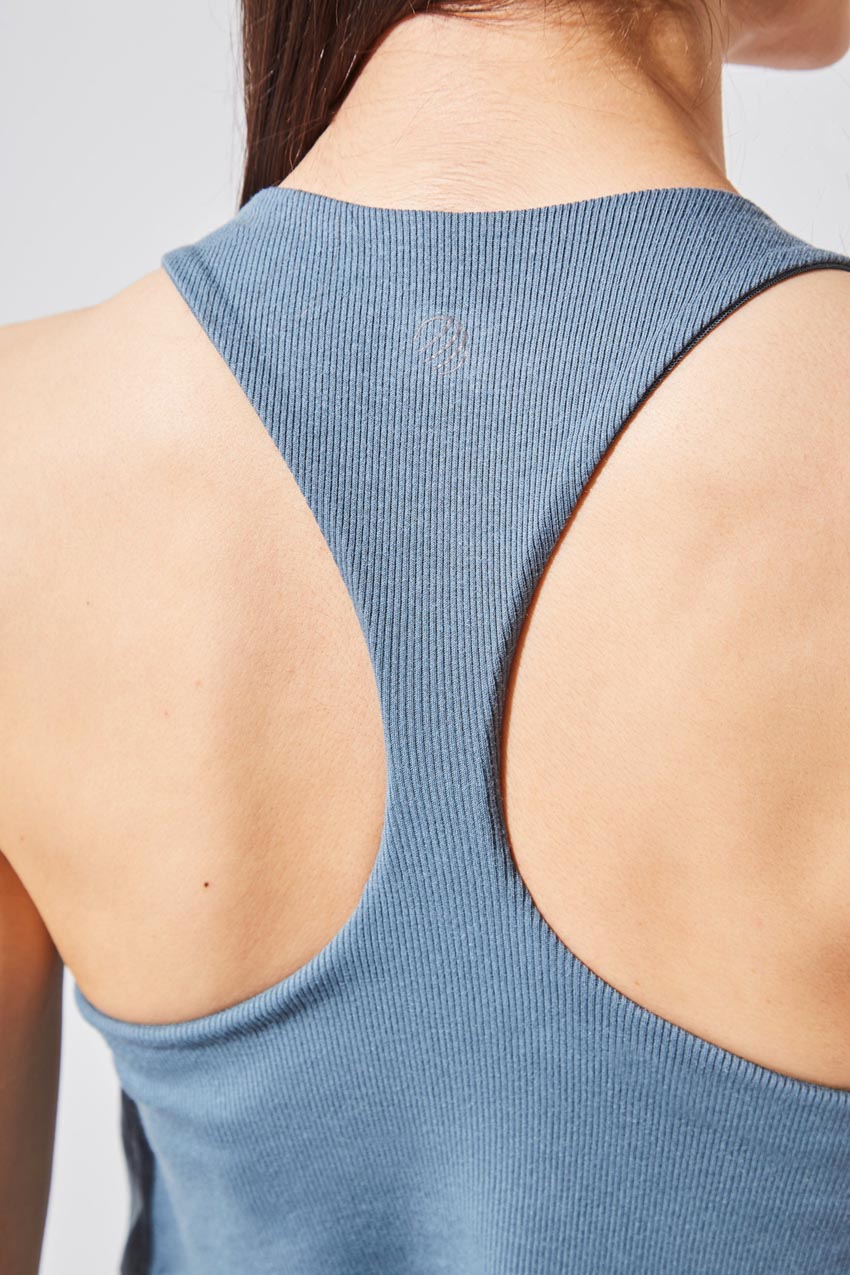 On Pace Natural Modal Medium Support Bra with Overlay